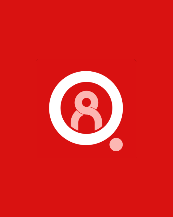 Logo long Noir Valorem rouge